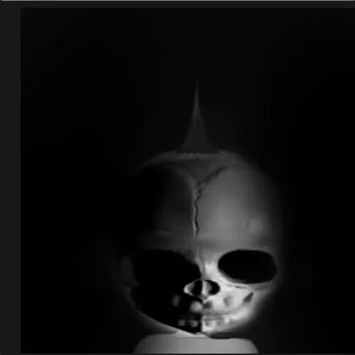 remar, oscuridad, humano, el fondo del cráneo, dibujo de cráneo