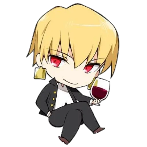 chibi, gilgamesh, personagens chibi, destino de gilgamesh, gilgamesh gilgamesh