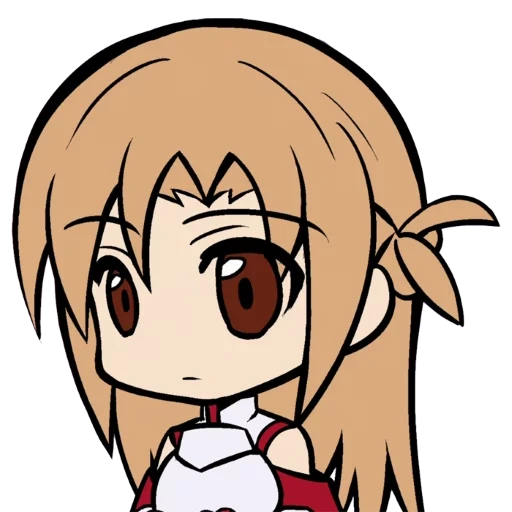 asuna chibi, assuna malt chibi, miko chibi misaka, assuna inszenierte rote wand, schwertmeister online chibi charaktere