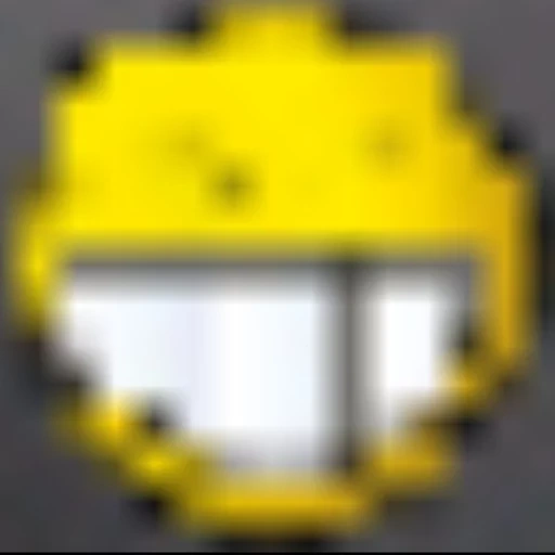 il maschio, pixel giallo, segni di pericolo, segno pagina 34 pixel, sicurezza industriale dell'icona