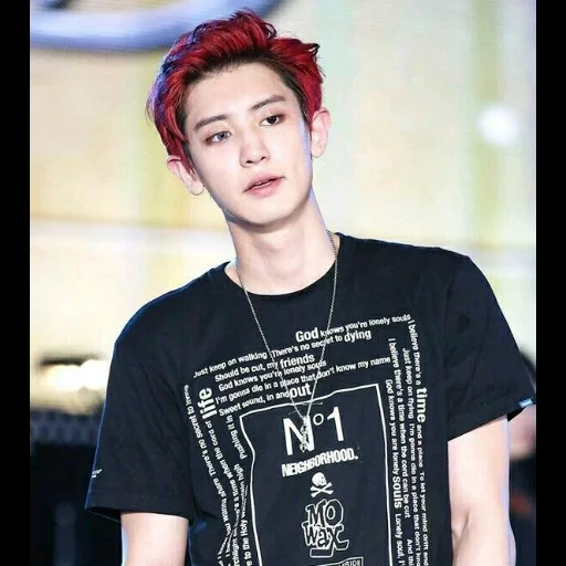 carnell, park chang-yeong, exo chanyeol, chanel park la rossa, exo chanel dai capelli rossi