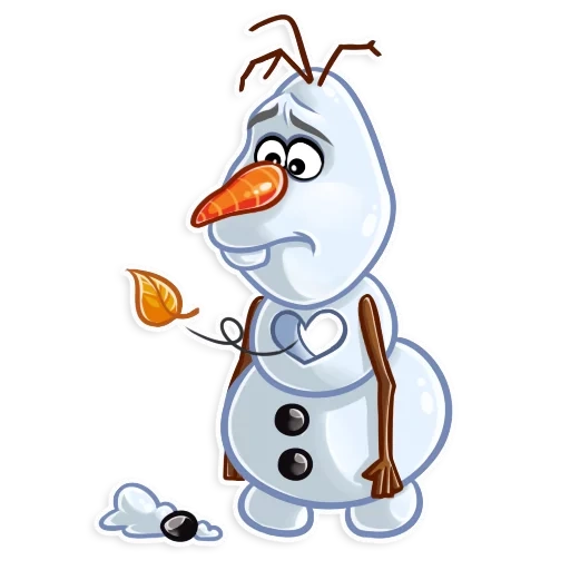 olaf, snowman olaf, hati yang dingin adalah olaf, olaf dari hati yang dingin
