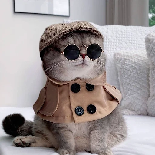 kucing, kucing modis, fashion cats, kucing fashionable benson