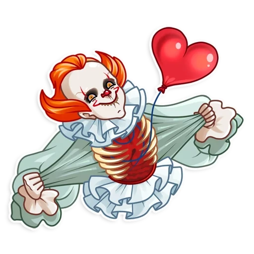 pennywise, penneves, motif de clown, pennywise le clown