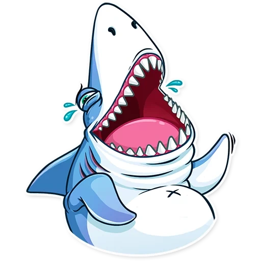 акула стикер, арт акула стикер, набор стикеров для telegram акула, акула рисунок, it's a shark стикеры