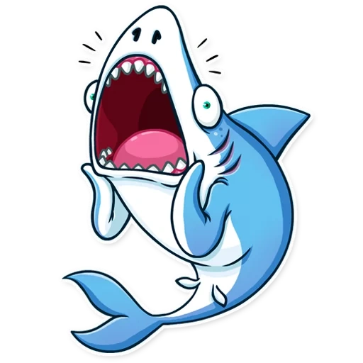 стикеры акула, набор стикеров, рисунок с акулой на др, акула из телеграмм жирная смайл, акула злая на белом фоне