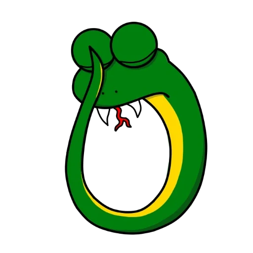schlange, schlangensymbol, die schlange ist grün, grüne schlange, schlangen uroboros