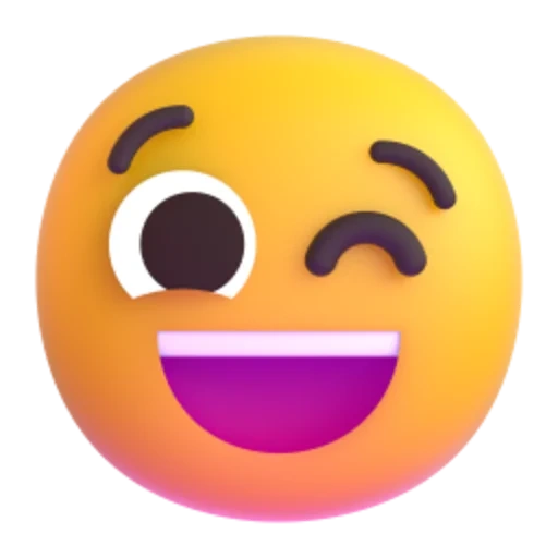 emoji gesicht, emoji lächeln, lachen emoji, lächelndem emoji, zwinkern emoji