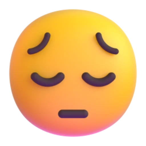 emoji, emoji tidur, bantalan emoji, emoji tersenyum, mengedipkan mata emoji