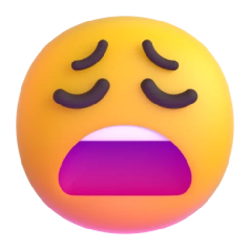 emoji, emoji, emoji maléfique, face emoji, emoji fatigué