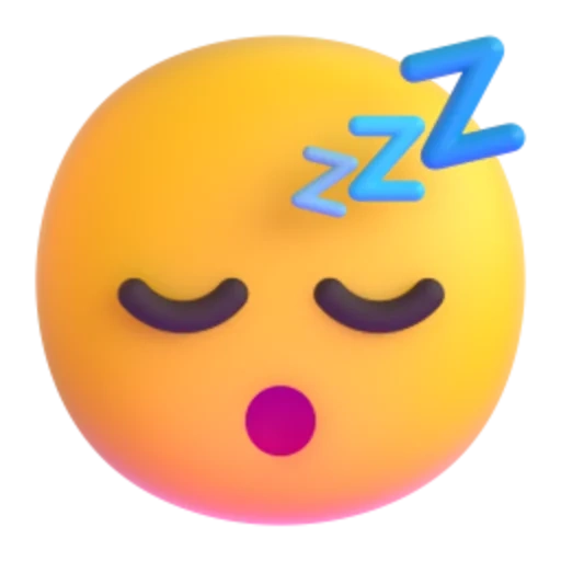 emoji, emoji tidur, smileik emoji, emoji smileik, wajah mengantuk emoji