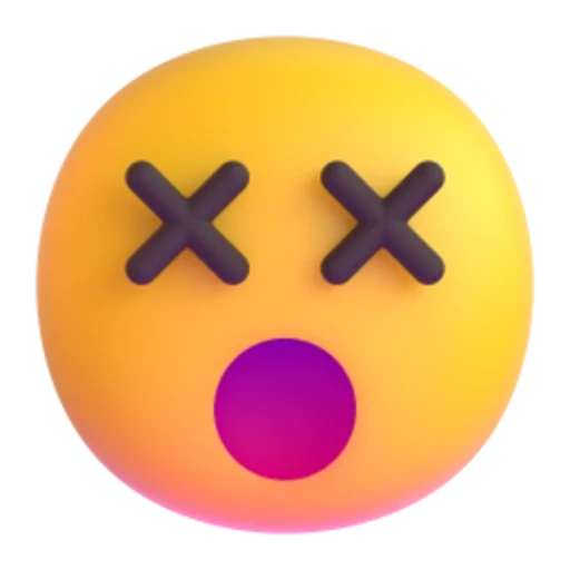 emoji, emoji, choc emoji, emoji smilik, smiley aux yeux avec des croix