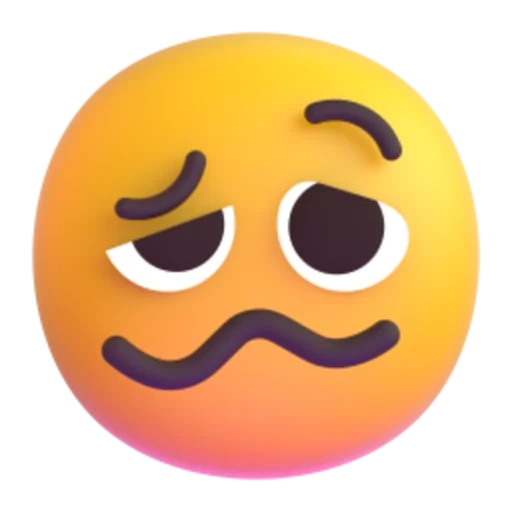 emoji, emoji, tristesse des emoji, face emoji 2021, emoji clignotant