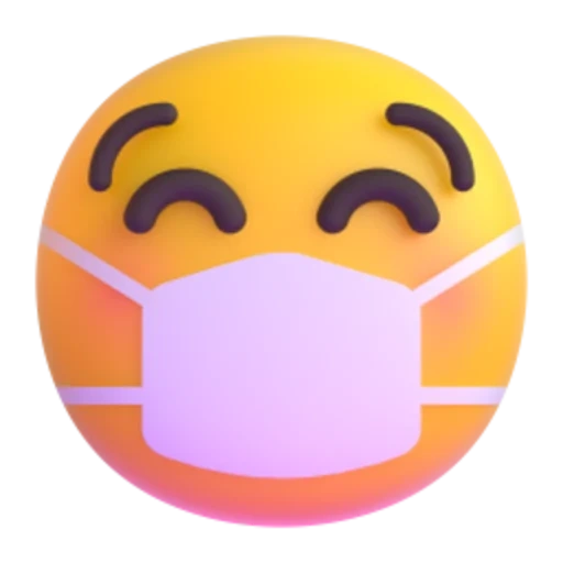 emoji charlie, masque souriant, emoji smilik, émoticônes des emoji, emoji clignotant