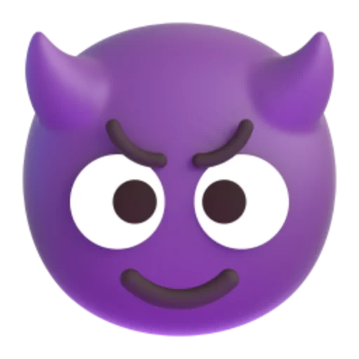 emoji kemarahan, ras bank emoji, emoji tanduk perak, mata emoji dengan tanduk, emoji adalah iblis violet