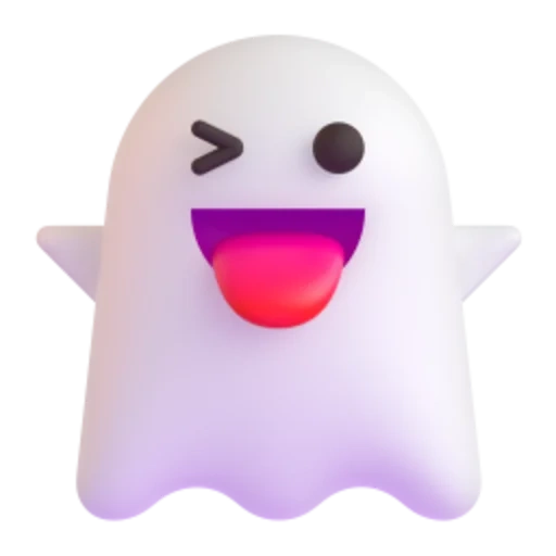 hantu, emoji ghost, emoji ghost, membawa mainan emoji, power bank emoji ghost