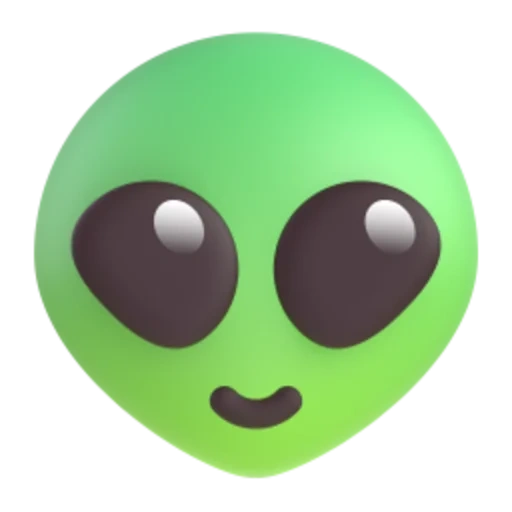 emoji, emoji bank daya, alien emoji, aliennya hijau, emoji alien makna