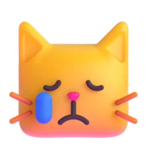emoji de chat, emoji de chat, chat emoji, choc du chat emoji, emoji de chat qui pleure