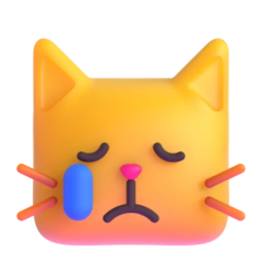 emoji kucing, emoji kucing, kucing emoji, kejutan kucing emoji, crying cat emoji