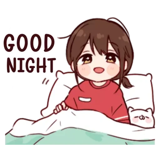 tyanka, bild, kunstanime, gute nacht, schöner anime