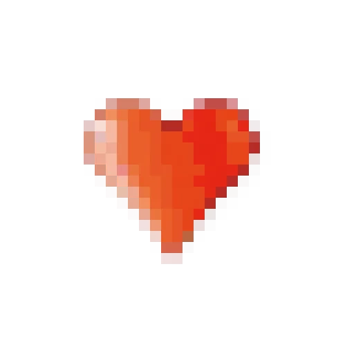píxel del corazón, el corazón es rojo, corazón de píxel, corazón de píxel, corazón de píxel con flecha