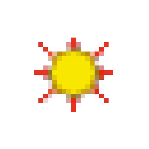 soleil, soleil, soleil jaune, l'icône du soleil, soleil à emoji