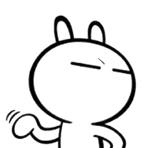 японский заяц tuzki, рисунки мемы, рафаэль санти, вздох мультяшный, аниме
