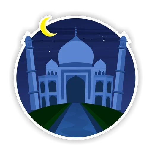 vektor masjid, clipart masjid