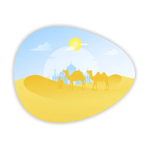 naturalmente, insignia del desierto, paisaje del desierto, gráficos vectoriales, ilustración vectorial