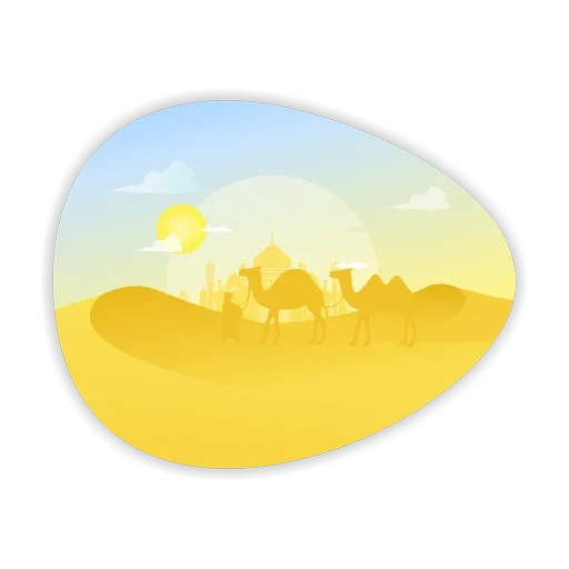 evening icon, the desert of the icon, desert badge, vector illustrations, stock vector graphics