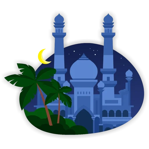 pacote, vetor de mesquita, clipart da mesquita