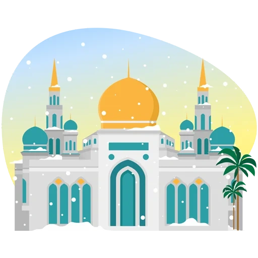 pack, vecteur mosquée, mosquée klipat, mosquée musulmane