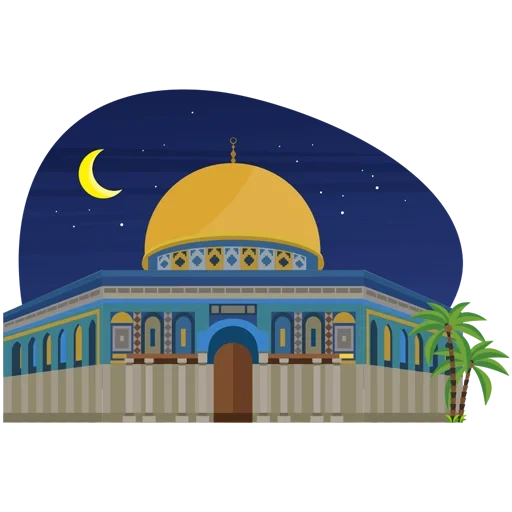 pack, mosque al-aksa vector, jerusalem al aksa mosque vector, mosque dome of the cliff jerusalem drawing