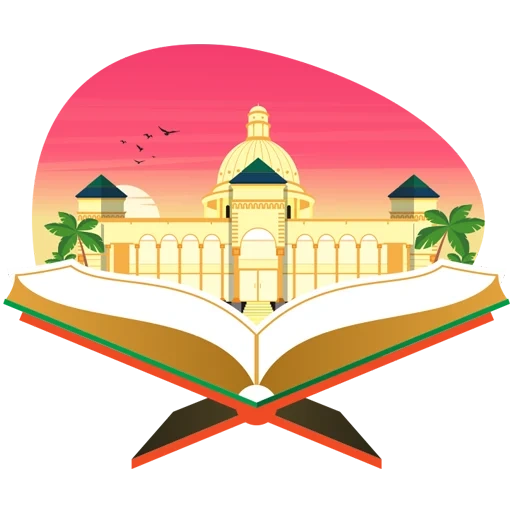 notebook, round emblem, beautiful city logo