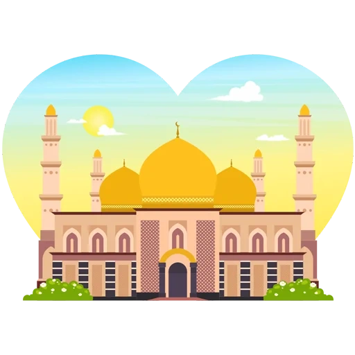 pack, рисунок мечети, силуэт здания тадж махал, мечеть исламабаде рисунок