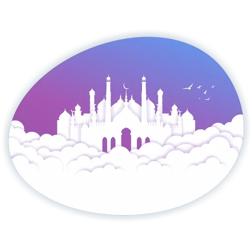 ramadan, von ramadan, eid mubarak, stars of the cloud mosque, mosque cloud vector