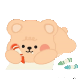 bear, a toy, cute bear, the drawings are cute, dear bear