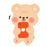 sebuah mainan, mishka itu sayang, dear bear, stiker beruang, beruang korea