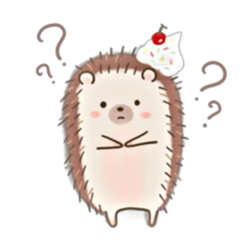 hedgehog kawai, hedgehog srisovka, menggambar landak lucu, landak adalah gambar lucu, ilustrasi landak lucu