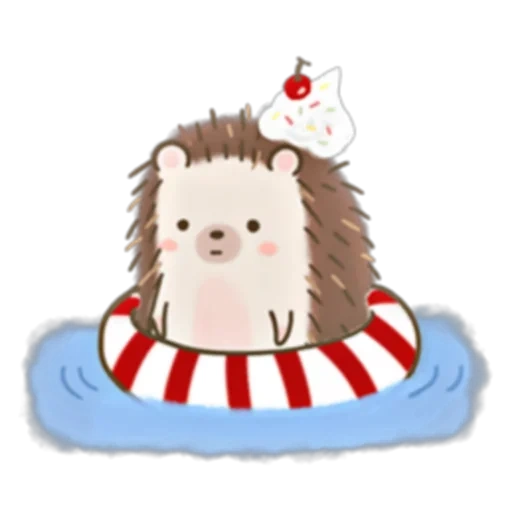 seni landak, hedgehog yang terhormat, landaknya lucu, ilustrasi landak, menggambar landak lucu