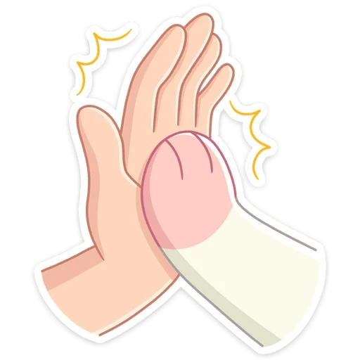 mão, palma, parte do corpo, o polegar da mão, ilustração de palma de algodão
