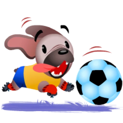 dog, mugsy facebook, biscuit ghostbot, football illustration, mugsy facebook stickers