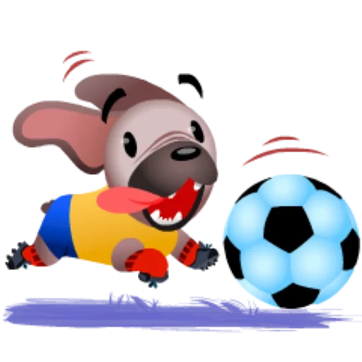 anjing, mugsy facebook, biscuit ghostbot, ilustrasi sepak bola, stiker facebook mugsy