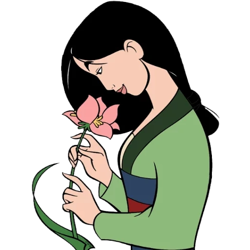 mulan, flor de magnólia, mulland disney, mulan, princesa mulan