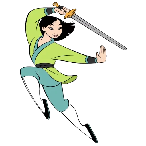 mulana, mulan with a sword, mulan with a stick, kung fu mulan, mulan disney sword