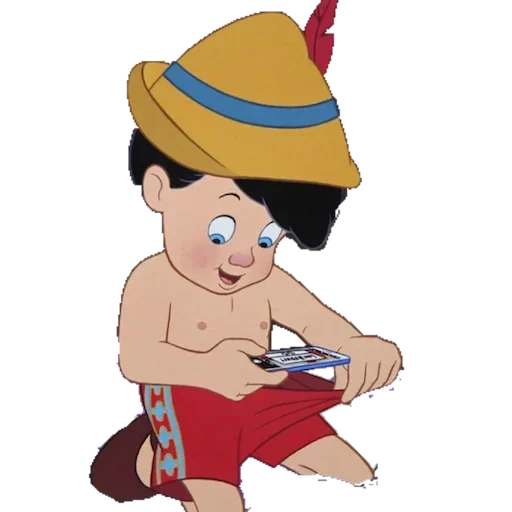 i ragazzi, pinocchio, josé rudolph, personaggi disney