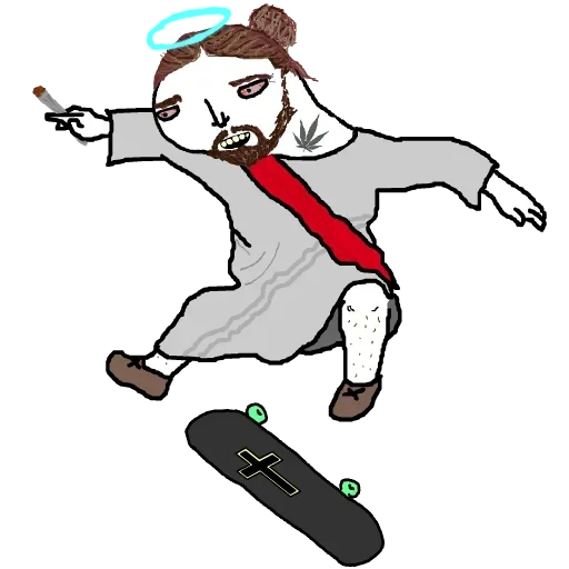 skate, jesus kate, jesus skatista