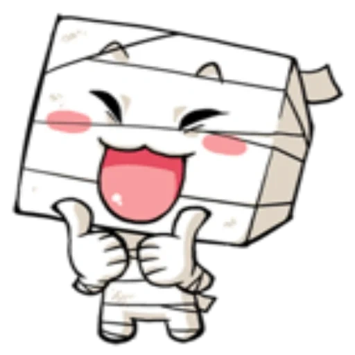 paper, box head