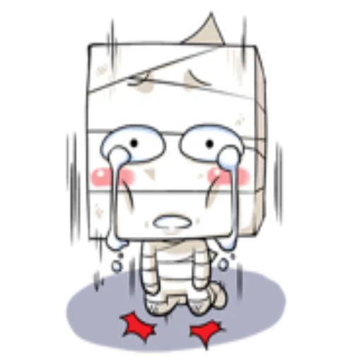 head, animation, people, box head, inanimate insanity flag