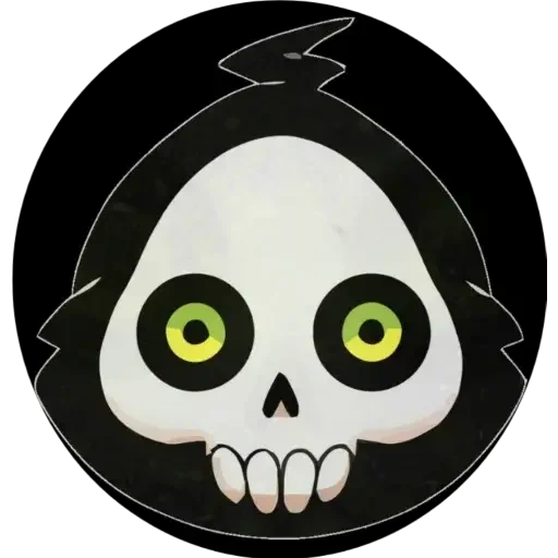 skull, badge squelette, vecteur crânien, icône de squelette, halloween skull